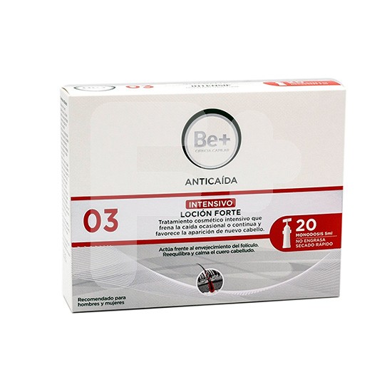 Be+ anticaída loción forte 20 x 5ml