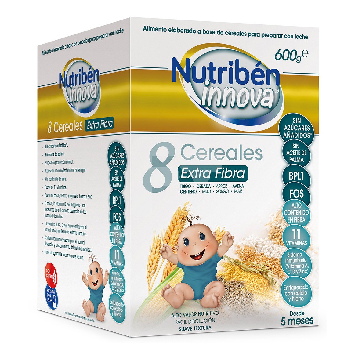 Nutribén Innova 8 cereales extrafibra 600g