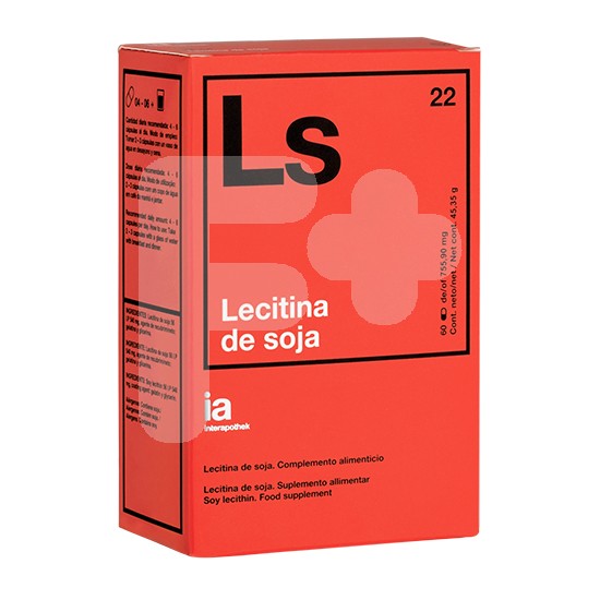 Interapothek lecitina de soja 60 cápsulas
