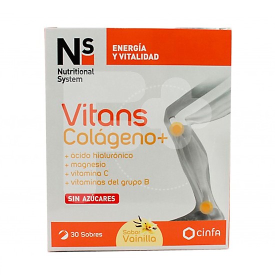 N+S Vitans Cogni colágeno + vainilla 30 sobres