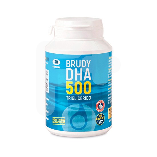 Brudy dha 500 trigliceridos 30 cápsulas
