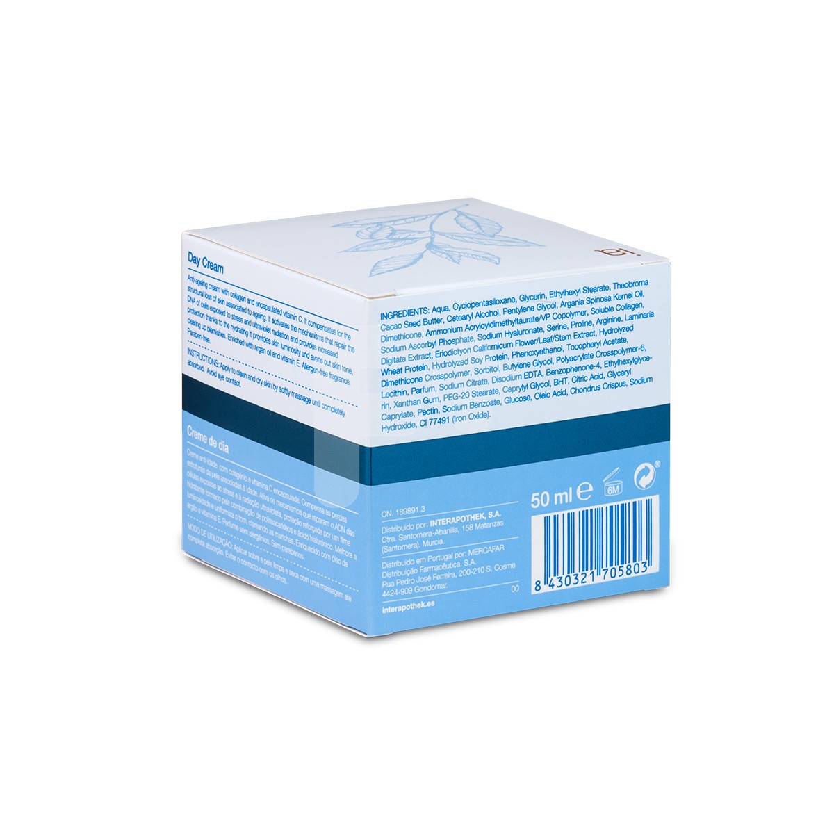 Interapothek crema de día colágeno+ 50ml