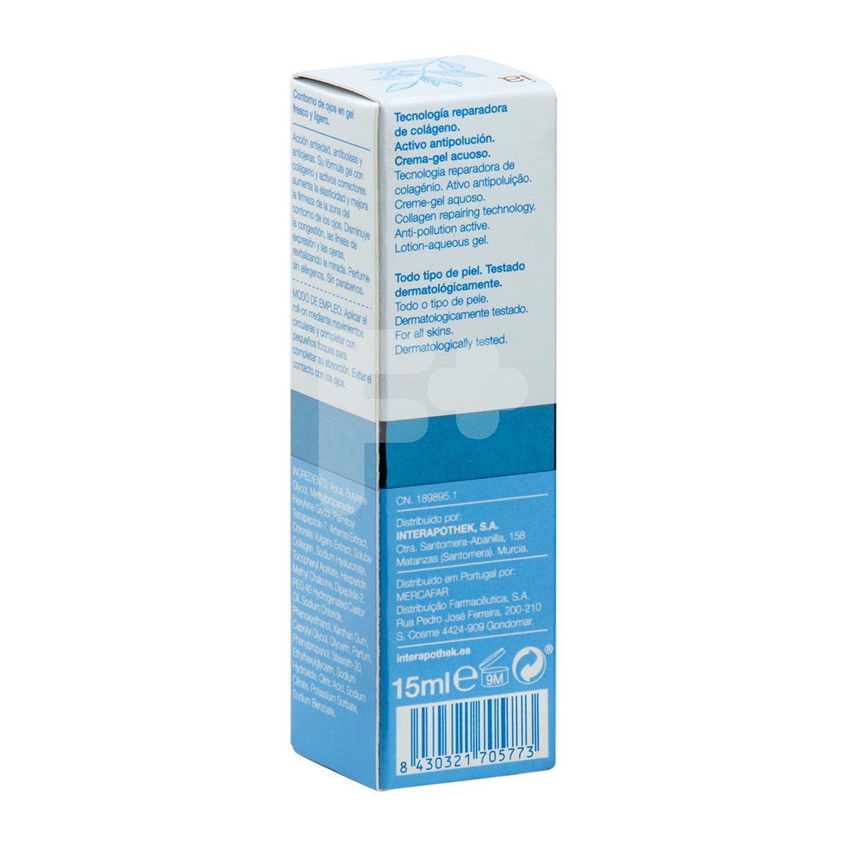 Interapothek contorno de ojos colágeno+ 15ml
