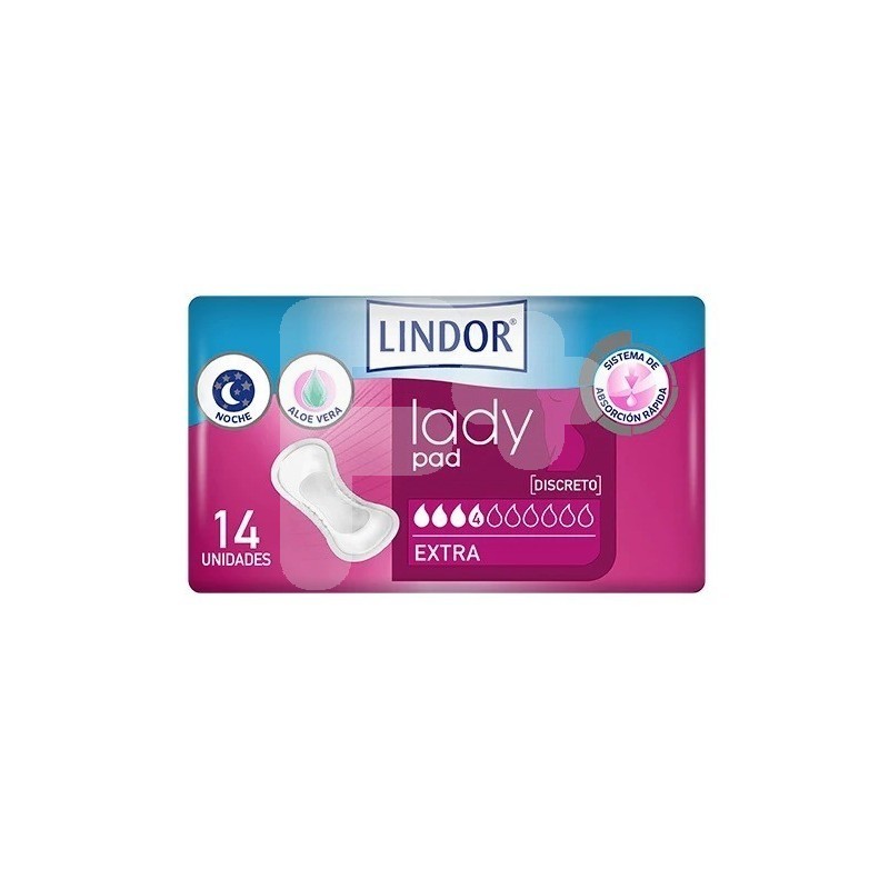 Lindor premium lady pad extra 4 gotas