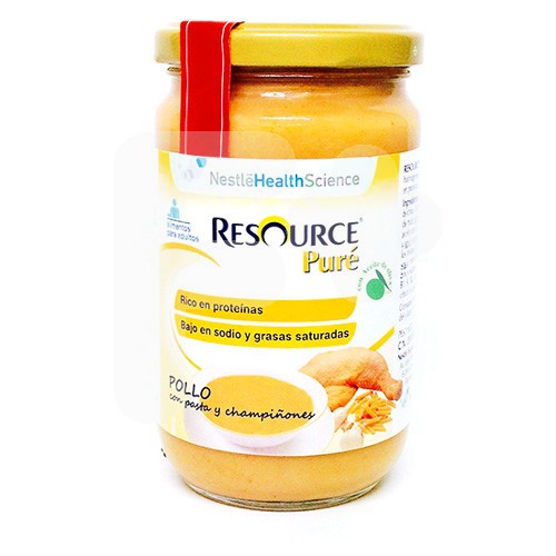 Resource Puré de pollo, pasta y champiñon 300 gr