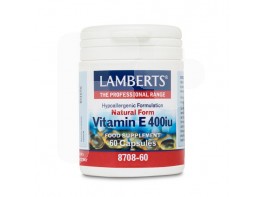 VITAMINA E   60 CAP 400UI  8708 LAMBERTS