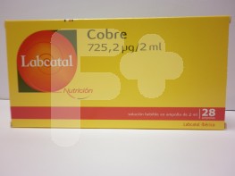 LABCATAL  4 COBRE 28 AMPOLLAS