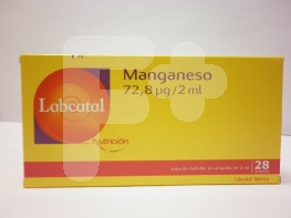 LABCATAL 10 MANGANESO 28 AMPOLLAS