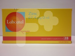 LABCATAL 18 ZINC 28 AMPOLLAS