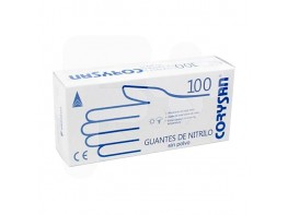 GUANTES CORYSAN NITRILO T/PEQ 100 UND.