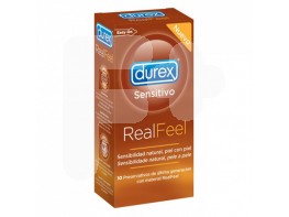 Durex preservativo sensitivo real feel s/latex 12 u