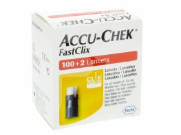 Roche Accu-chek fastclix 102 lancetas