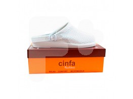 ZUECO CINFA CONFORT BLANCO N.39