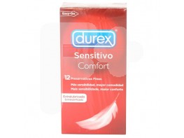 PRESERVA.DUREX SENSITIVO EASY ON 12 UDS.