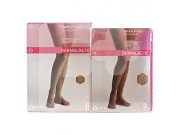 MEDIA FARMALASTIC LARGA BLON CN BEIG T/R